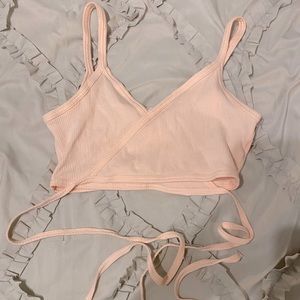 Light pink garage wrap top size M